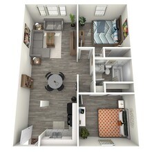 B1 Platinum 6-624 floor plan
